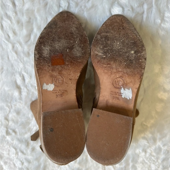 Veronica Beard Tanner Suede Leather Zip Ankle Boot Size 37.5 US 6.5 - Picture 11 of 13